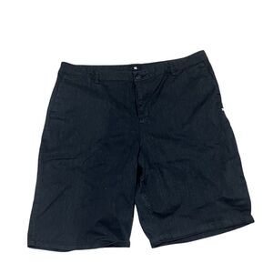 DC Men's Chino Shorts Size 38 Black Casual Belt Loops Pockets